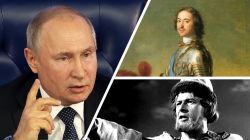 Царь Петр Первый и президент Владимир Путин: почувствуйте разницу